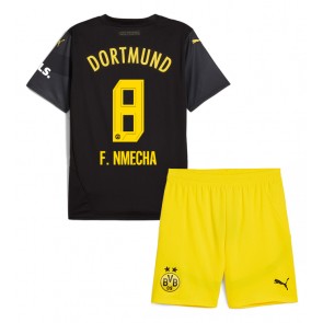 Billiga Borussia Dortmund Felix Nmecha #8 Bortatröja Barn 2024-25 Kortärmad (+ Korta byxor)